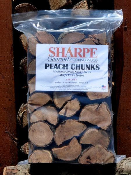 Peach Chunks - Sharpe Gourmet Cooking Wood Bag-TheBBQHQ