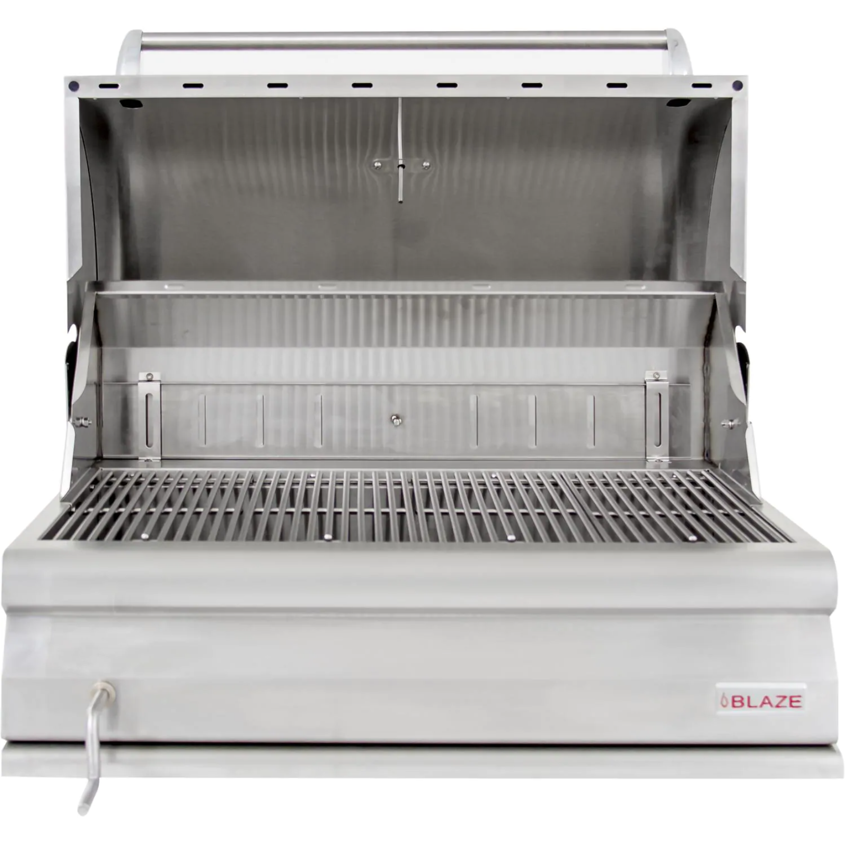 Blaze 32" Built-In Stainless Steel Charcoal Grill With Adjustable Charcoal Tray I The BBQHQ