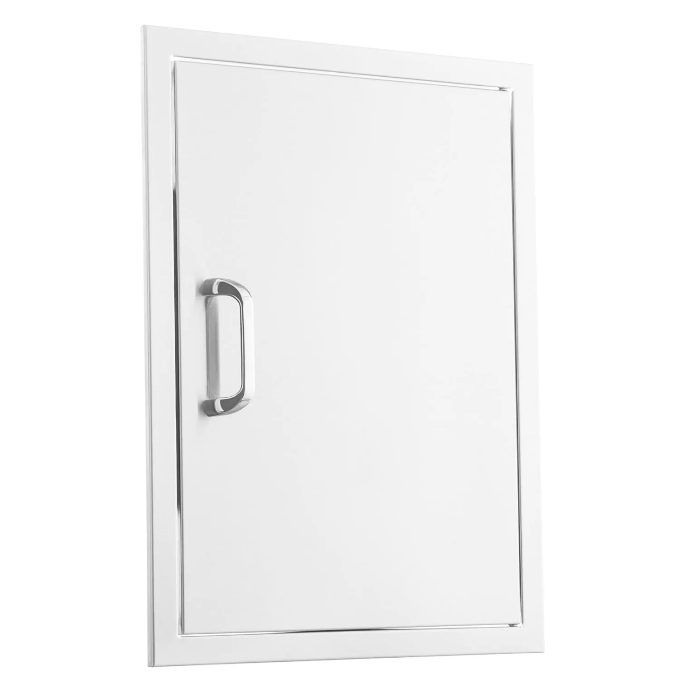PCM 260 Series 21" Stainless Steel Vertical Reversible Single Access Door