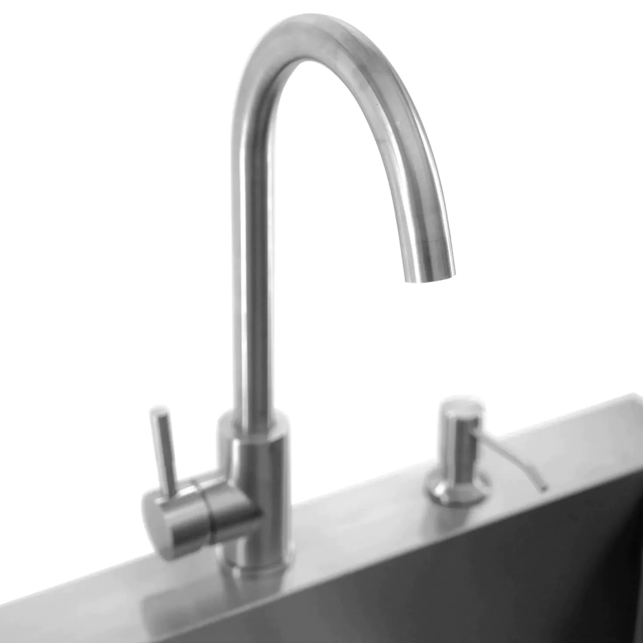 PCM 260 Series 21" Outdoor Rated Stainless Steel Drop In Sink With Hot/Cold Faucet