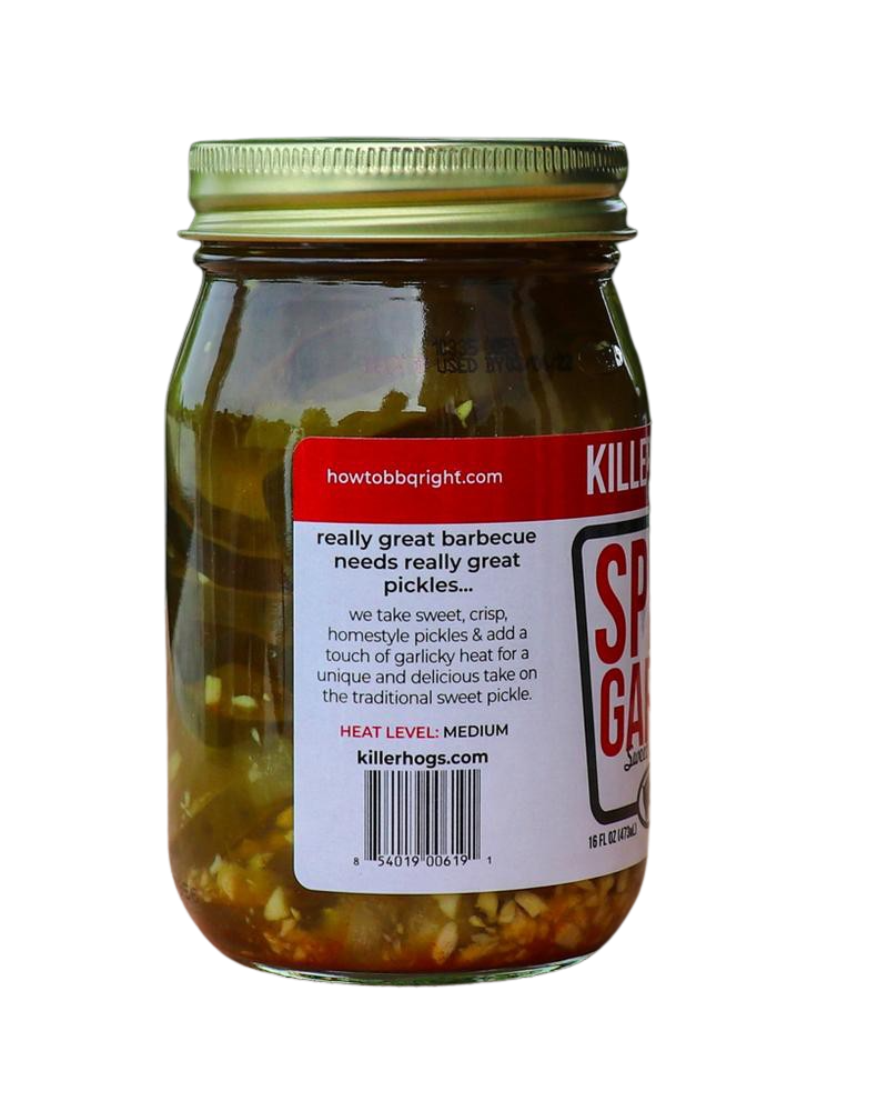 Killer Hogs Spicy Garlic Pickles